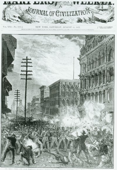 The Great Strike: The Sixth Maryland Regiment kämpar sig igenom Baltimore, från 
