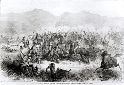Indiska slaget och massakern nära Fort Philip Kearney, Dakotah-territoriet, 21 december 1866 av American School