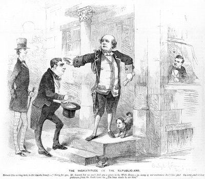 The Ingratitude of the Republicans, c.1860 av American School