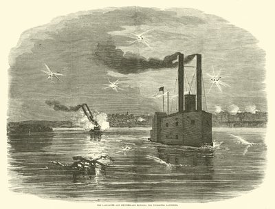 Lancaster och Schweiz driver Vicksburg Batteries, mars 1863 av American School