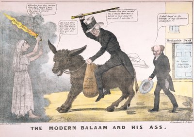 Den moderna Bileam och hans åsna av American School