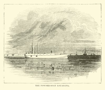 Pulverbåten Louisiana, december 1864 av American School