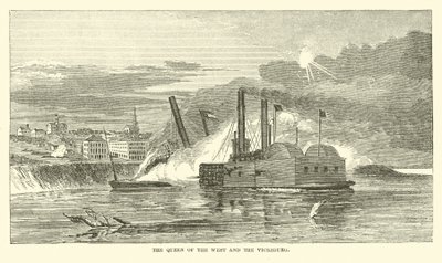 Drottningen av väst och Vicksburg, februari 1863 av American School