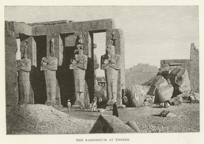 Ramesseum i Thebe av American School