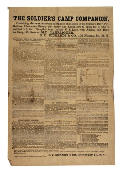 Soldaternas lägerföljeslagare, ca 1861-1865 av American School