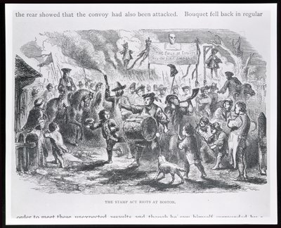 The Stamp Act Riots at Boston, 25 augusti 1765, från "Youth