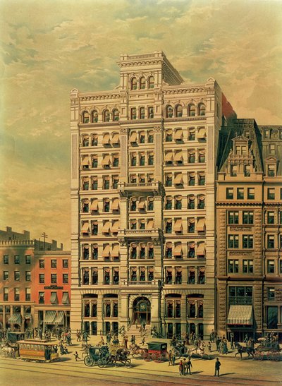 Standard Oil Company Building, 26 Broadway, New York, pub. av Root and Tinker, 1886 av American School