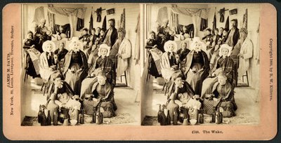 The Wake, ca 1890 (stereograf) av American School