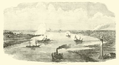 Attacken på Sabine Pass, november 1863 av American School