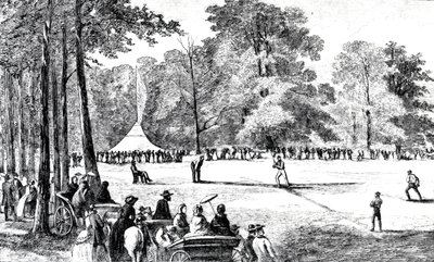 Det första konventet för basebollklubbar, New York, 1857 av American School