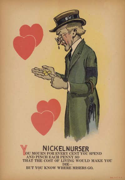 Nickelnursern (färglitografi) av American School
