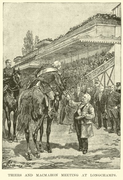 Thiers och Macmahon möts på Longchamps av American School