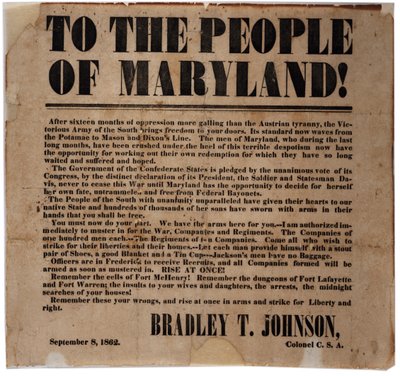 Till okänt angående: trupprekrytering, 8 september 1862 av American School