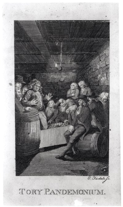 Tory Pandemonium, från John Trumbulls 