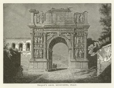 Trajans Arch, Benevento, Italien av American School