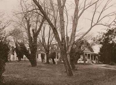 Ulysses S Grants huvudkontor, City Point (fotogravyr) av American School