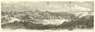 Vicksburg från kullarna i dess bakre del, maj 1863 av American School