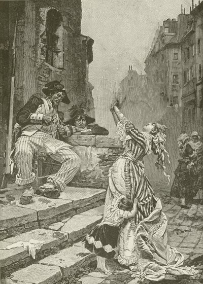Franska revolutionens offer, målad av Paul Svedonesky av American School