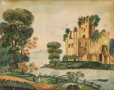 Utsikt över ett slott av American School