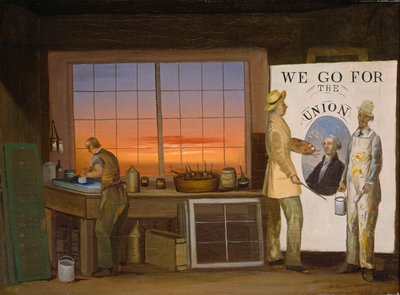 Vi går för unionen, ca 1840-1850 av American School