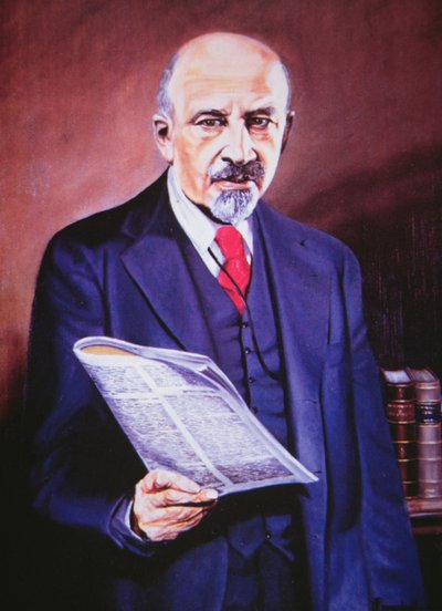 William Edward Burghardt du Bois (1868-1963) (olja på duk) av American School