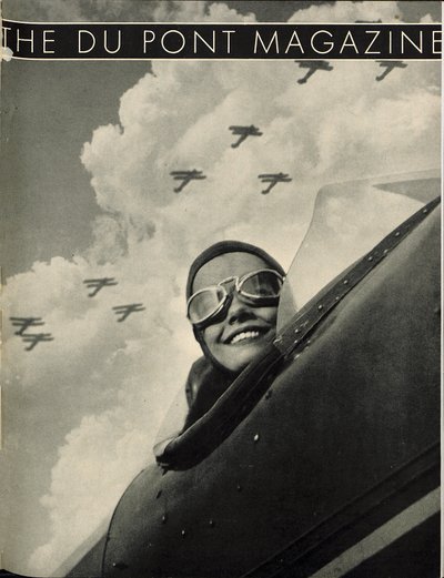 Wings Aloft, framsidan av DuPont Magazine, maj 1934 av American School