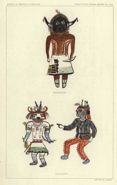 Wukokoti, Kohonino (färglitografi) av American School