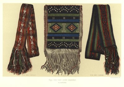 Zuni Sashes av American School