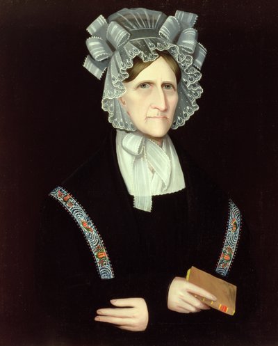 Porträtt av Katherine Salisbury Newkirk Hickok, c.1825 av Ammi Phillips