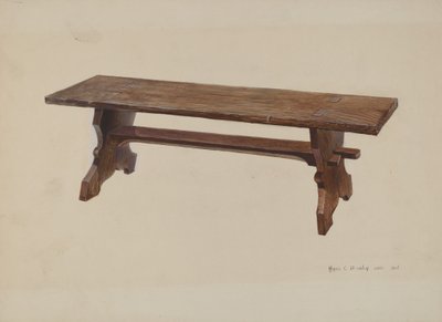 Mähriska kyrkbänk av Amos C. Brinton