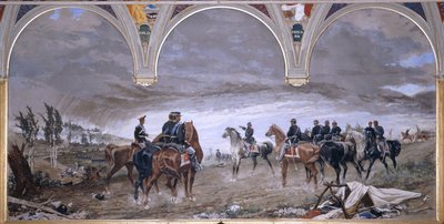 Slaget vid Solferino, 1886 av Amos Cassioli