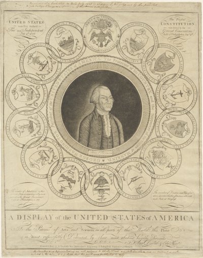 En visning av USA av Amos Doolittle