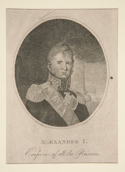 Alexander I, alla ryssarnas kejsare av Amos Doolittle