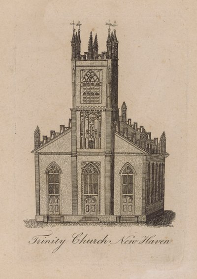 Trinity Church, New Haven av Amos Doolittle