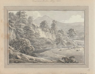 Utsikt i England, Skottland och Wale: Utsikt nära Bolton Abbey av Amos Green