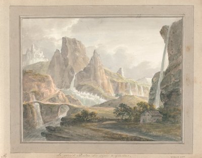 Utsikter i England, Skottland och Wales: Le Grand Theatre des Alps and Glaciers av Amos Green