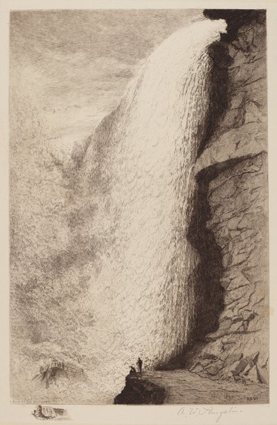 Namnlös (Niagarafallen) av Amos W. Sangster