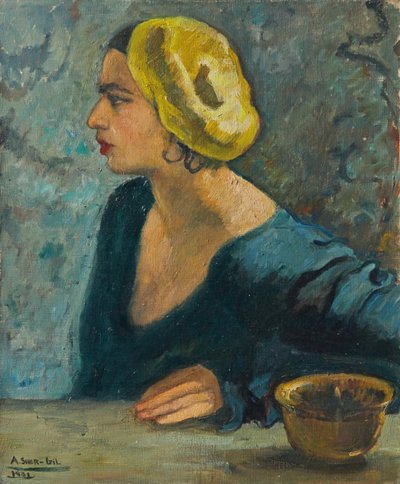 Självporträtt av Amrita Sher Gill