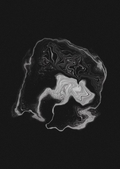 Dynamisk grå virvel av Amy Louise Baker