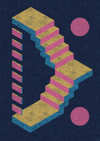 Illusionen med de omöjliga trapporna av Amy Louise Baker