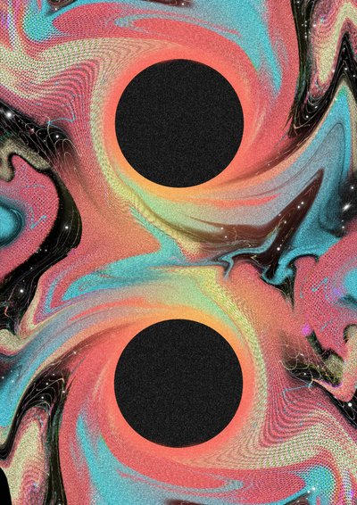 En livfull, virvlande strömvirvel av Amy Louise Baker