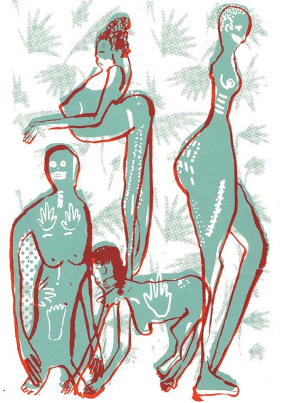 Blanketter 2, 2015 (skärmdump) av Amy Louise Evans
