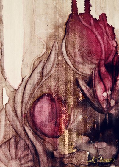 Drömlika guldtulpaner av Amy Tieman