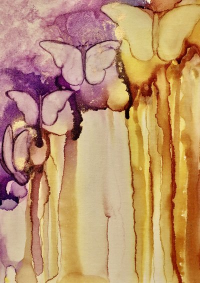 Flytande guldfjärilar av Amy Tieman