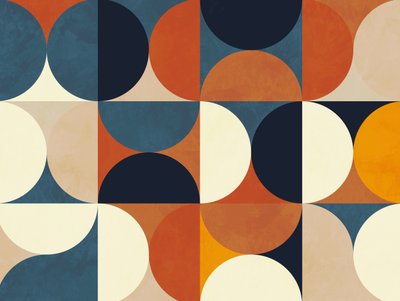 Geometri New12 Brun av Ana Rut Bre