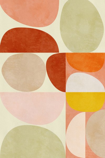 Pastellgeometri av Ana Rut Bre