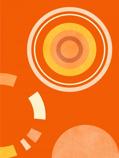 Spring Mid Rhapsody Orange 4 av Ana Rut Bre