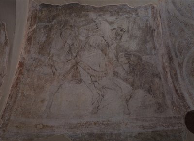 Björnjakt, 1000-talet av Ancient Russian frescos