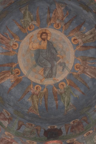 Kristi himmelsfärd, 1100-talet av Ancient Russian frescos
