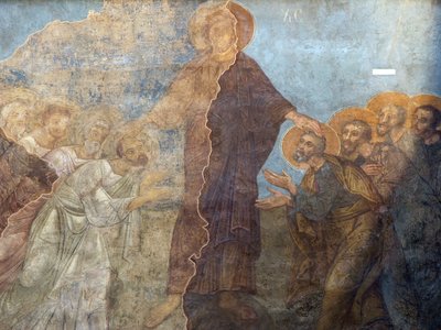 Pingstdagen av Ancient Russian frescos
